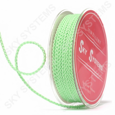 Шелковый шнур Милан 2017 | 2.5 мм, Цвет: Зеленый 45