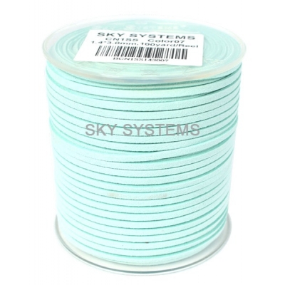 Шнур Алькантара 1.4 x 3.0 мм Голубой 07