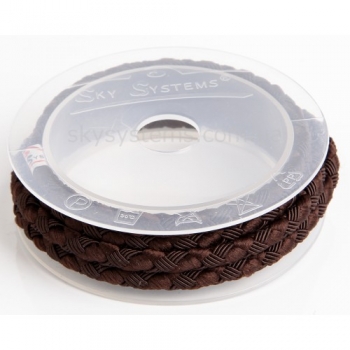 Шелковый шнур Милан 222 | 5.0 мм Цвет: Коричневый 04 Шелковый шнур Милан 222 | 5.0 мм Цвет: Коричневый 04